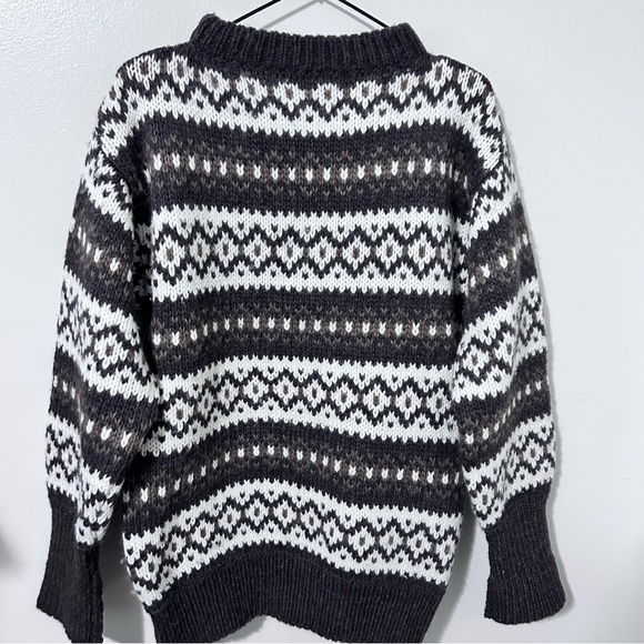 Stobi Icelandic Other - Vintage Stobi Icelandic Pure Wool Fisherman Sweater Mens Small W Med Lg